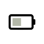 Icon Batterie halbvoll