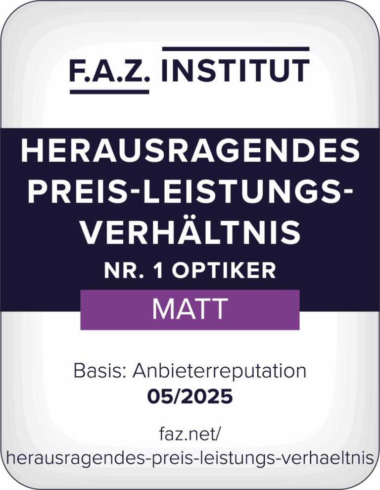Siegel des FAZ Instituts für Herausragendes Preis-Leistungsverhältnis