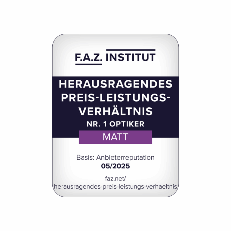 Siegel des FAZ Instituts für Herausragendes Preis-Leistungsverhältnis