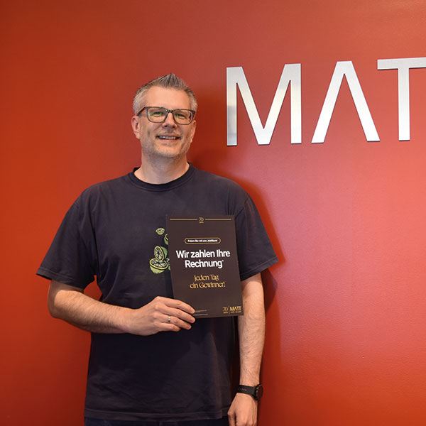 Gewinner Wir zahlen Ihre Rechnung