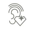 Icon Ohr mit Diamant